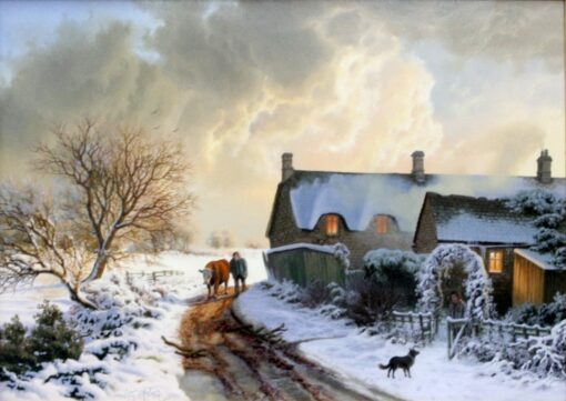 Cottage in Winter, Great Tew